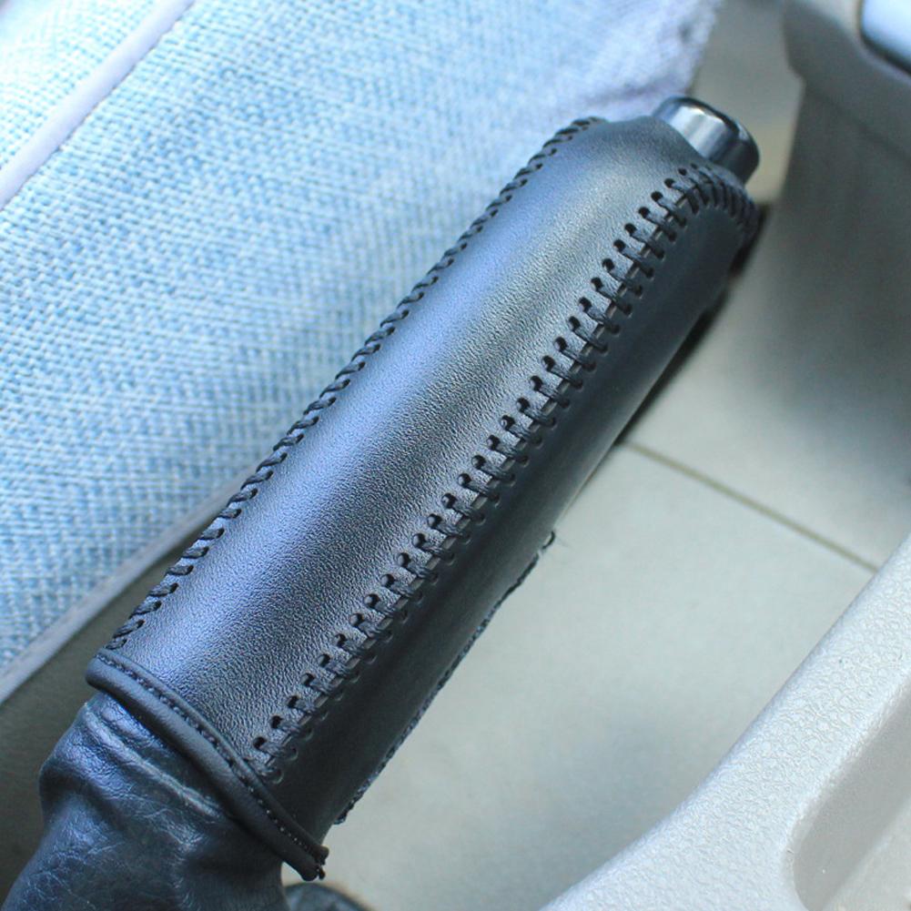 Carbon Fiber Håndbrems Deksel Beskyttende Hylse Håndbremsbeskyttelse for Ford Focus 2012-2018 tilbehør