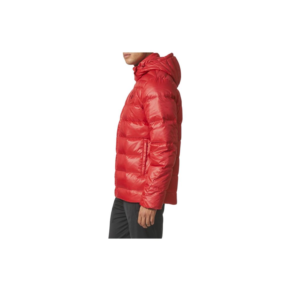 adidas Brand Logo Embroidered Plain Hooded Down Jacket Men Outerwear BR8847