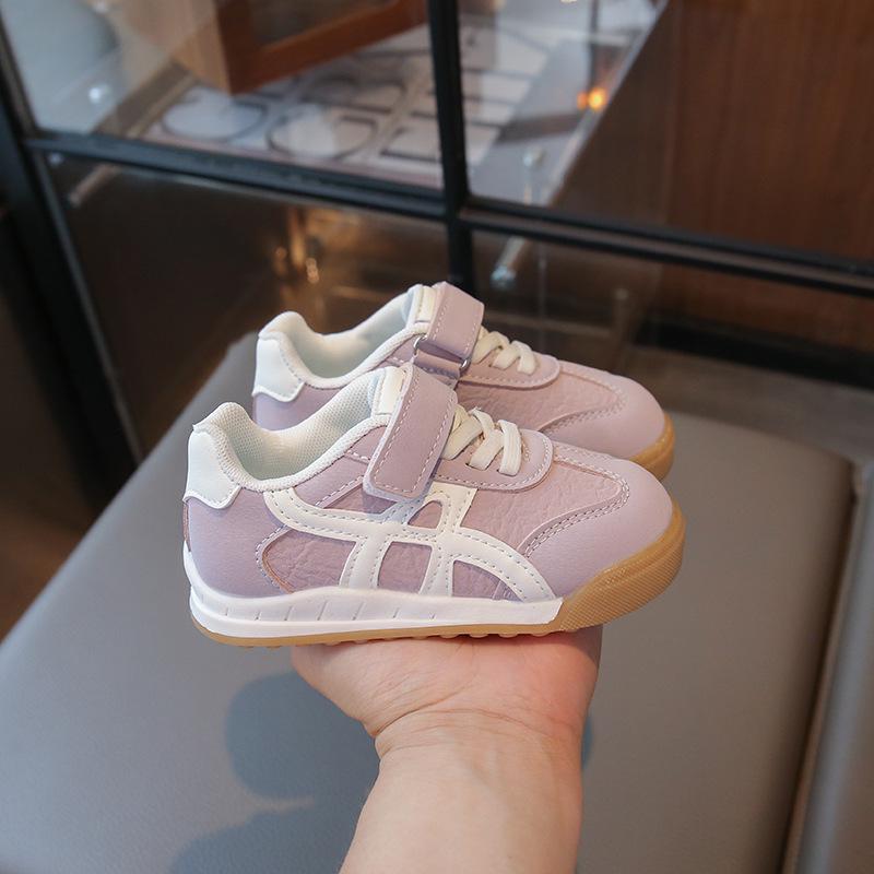 2025 Autumn/Winter Velvet Kids' Sports Shoes - Forrest Gump Style for Girls (1-6 Years)