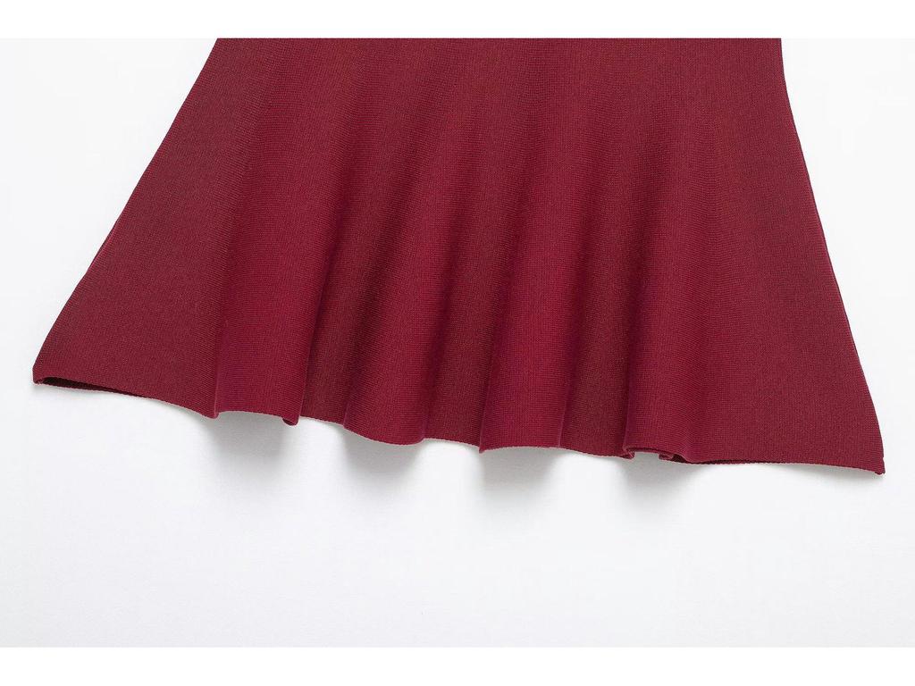 TAOP&ZA Spring/Summer Women's Knitted Top & Skirt Set