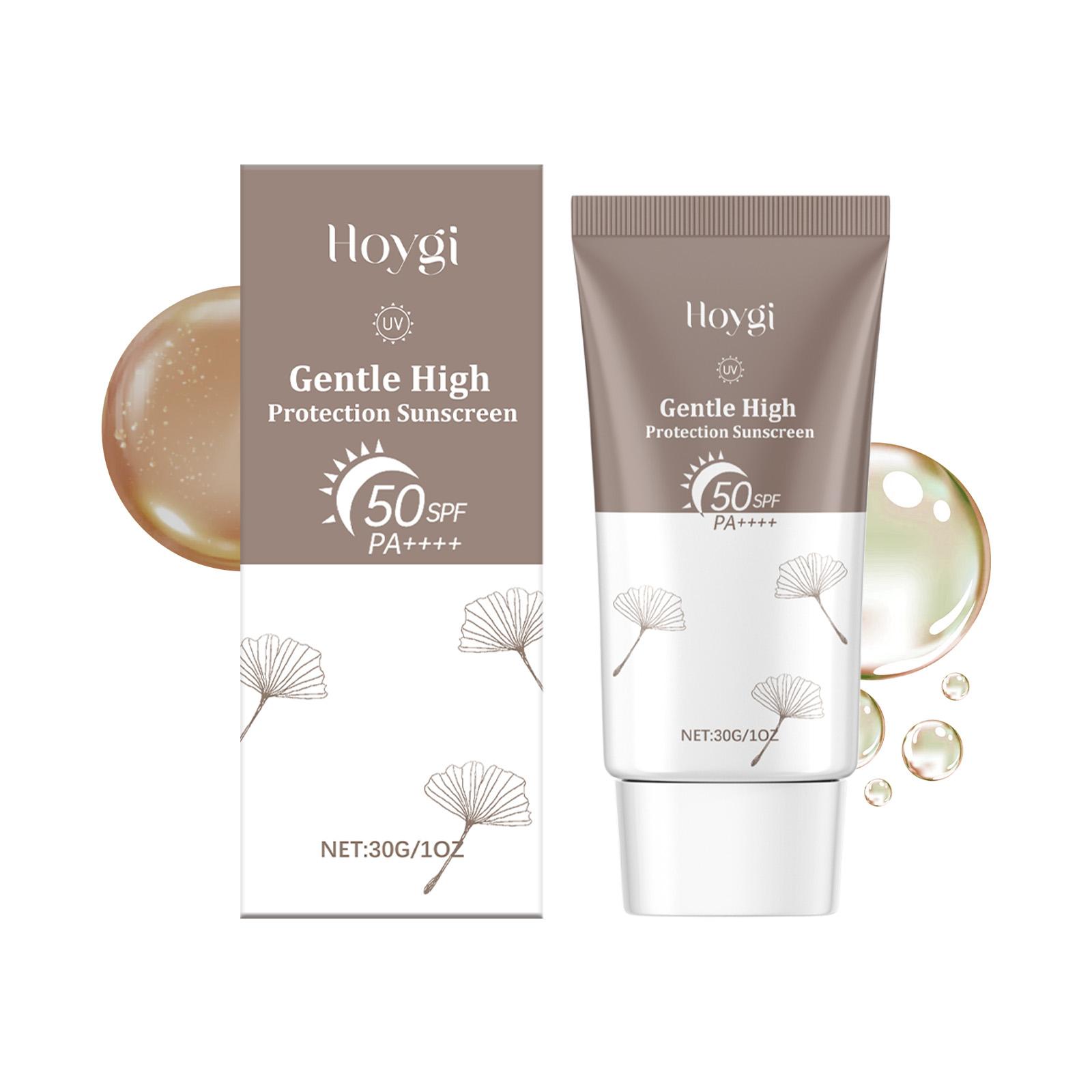 Hoygi Gentle Moisturizing Protection Cream Facial Moisturizer Outdoor UV Isolation Moisturizer Refreshing, Non-Greasy, Protective Cream 30g