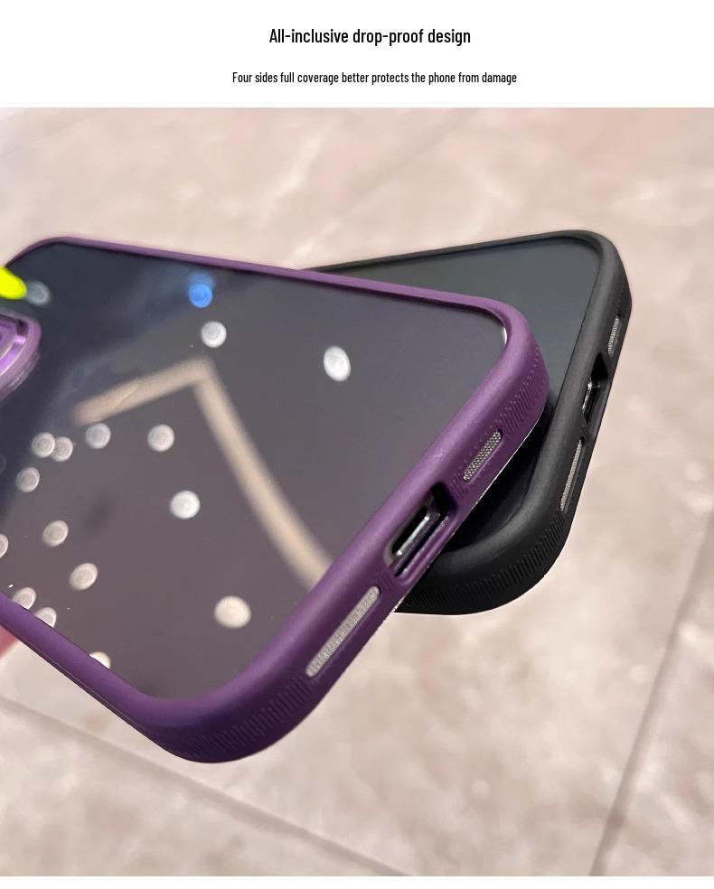 Transparent All-Inclusive Protective Case for Apple iPhone 15/14 Pro/13/12 – Drop-Proof and High-End Design