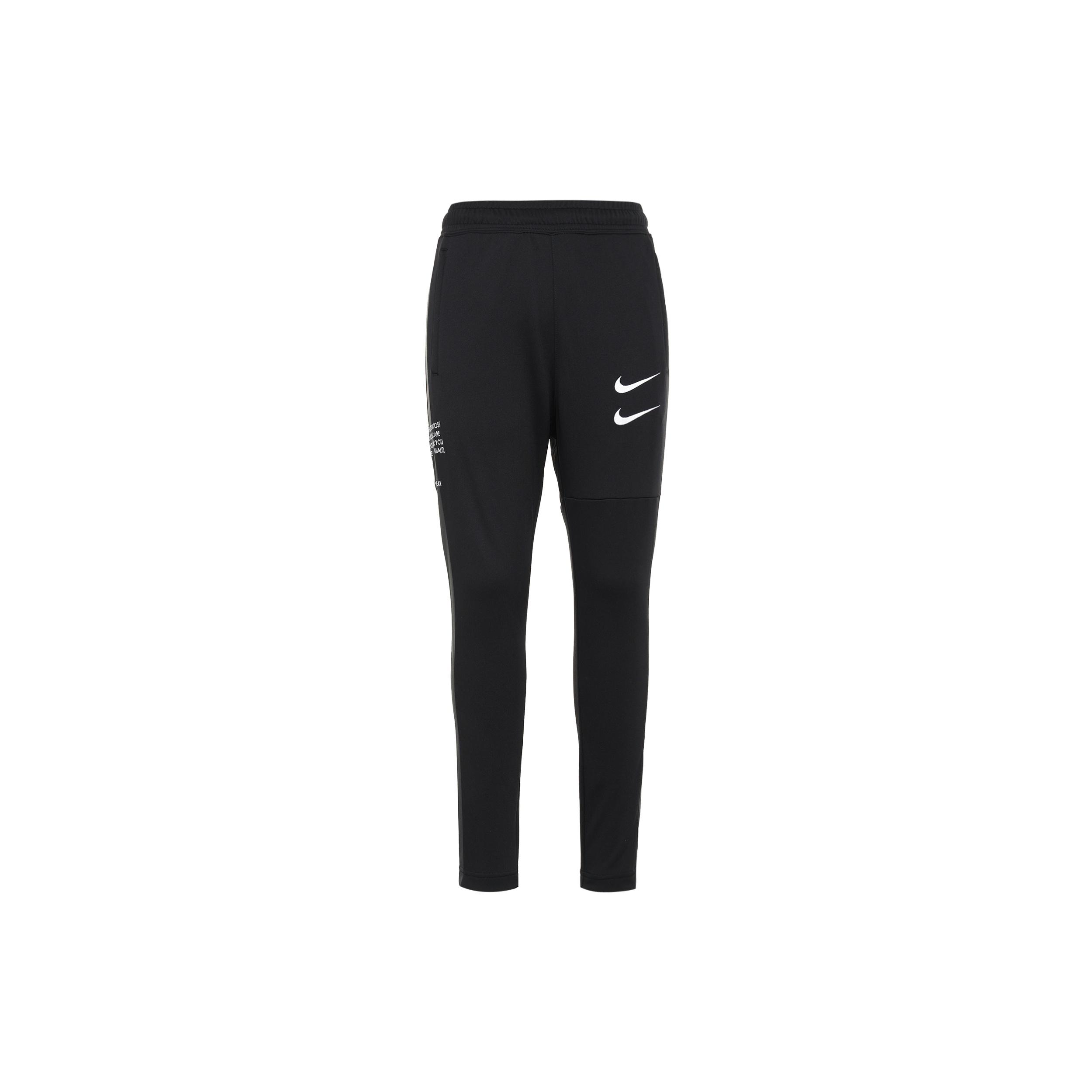 Nike Sportswear Swoosh Knnitted Sports Trousers Black Men s CU3899-010 S