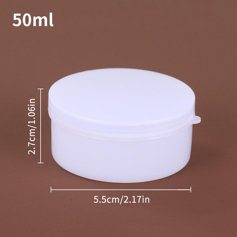 1 ks 5/10/20/30/50 g Prázdná kosmetická dóza Nádobka Box na oční stíny Pleťový krém Kosmetické plnitelné lahvičky Box na balení opalovacího krému Dózy