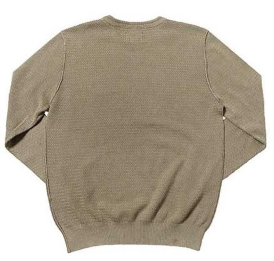 BLACKBROWN Round Waffle Dyed Cotton Knit [N Brown]