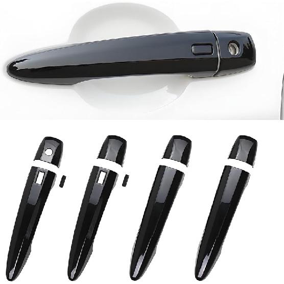 Exterior Door Handle Cover Protector Trim For 2024 2025 Nissan Altima, 2024 2025 Nissan Sentra Accessories(2. Carbon Fiber Grain)