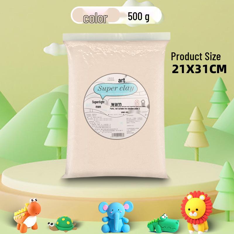 Superleichter 500g Kinder-DIY-Ton - 24 Farben, Großpackung