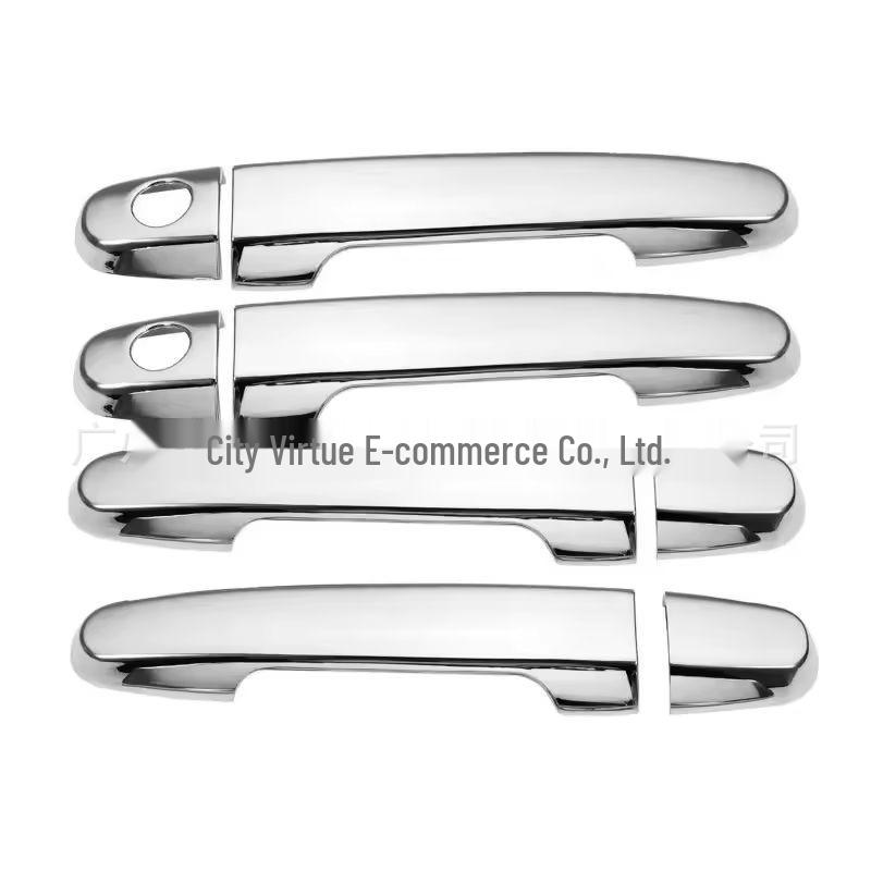 Gloss Black Door Handle Covers for 2008-2014 Toyota Fortuner