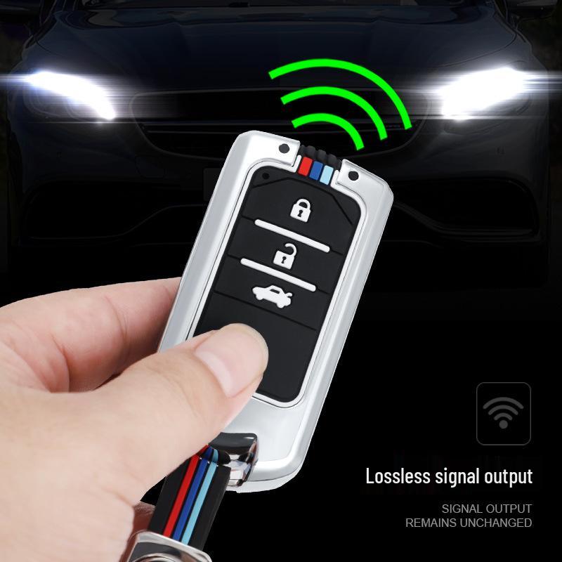 Acura CDX MDX RDX ZDX ILX RLX Key Fob Metal Case with Buckle