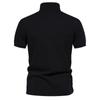 Men’s Polo Shirts Cotton Short Sleeves Lapel Collar Embroidery Casual T-shirts Daily Comfy Menswear Summer Slim Fit Tops