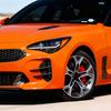 Levé + Pravé Kryty Větracích Otvorů Předního Nárazníku Lesklá Černá Pro Kia Stinger GT 2018-2023