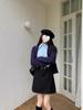 Spring 2024 Women's High-Waist A-Line College Style Mini Skirt