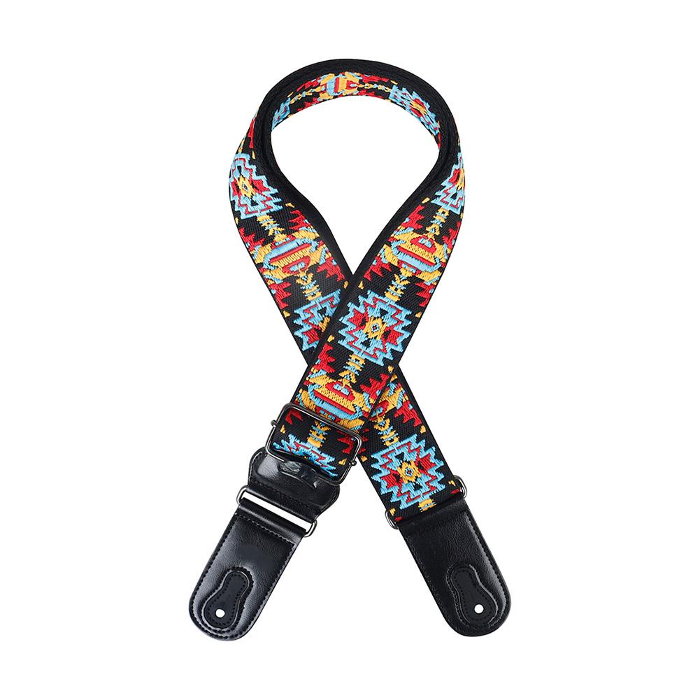 Guitar Strap Acoustic Electric Guitar Straps Adjustable Length Musical Instrument Accessories Cotton Ukulele Shoulder Strap