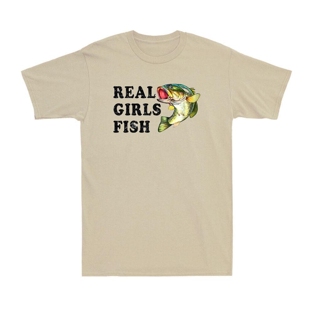 Reel Girls Fish Bass Fishing Funny Fisherwoman Mom Fishing Retro Unisex T-shirt M