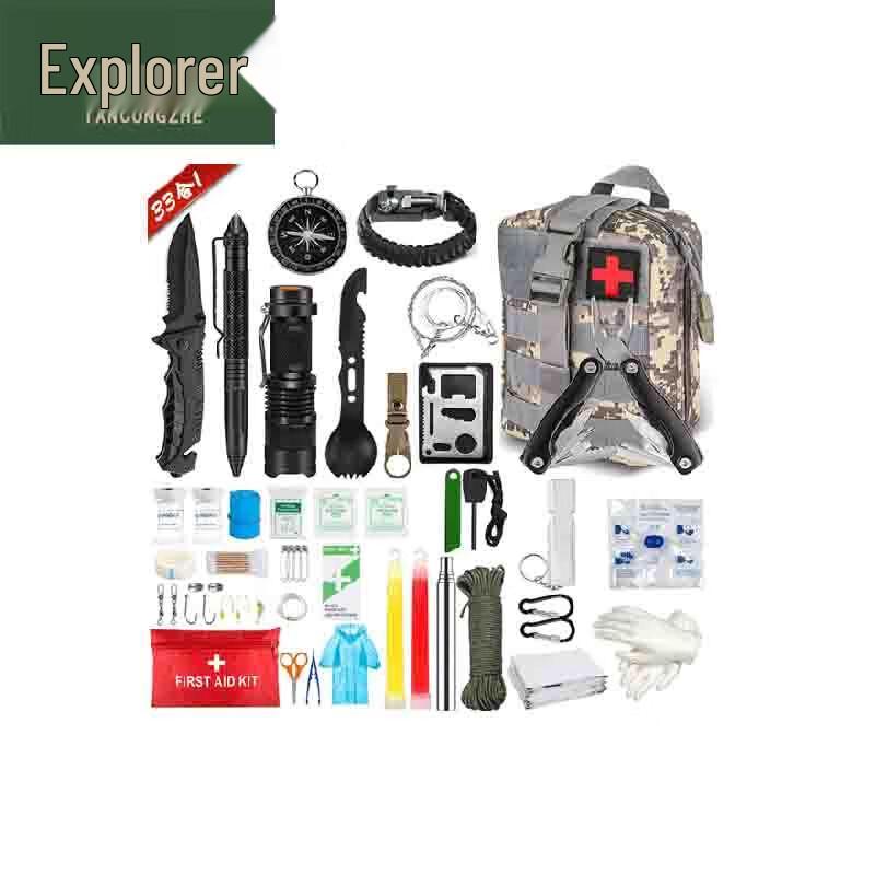 Camouflage Outdoor Survival Multitool Kit