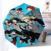 1pc Boku no Hero Academia Inspired Automatic Folding Umbrella, Portable 3-Fold Design with Iron Frame, Perfect for Fans, Travelers, Everyday Use, and