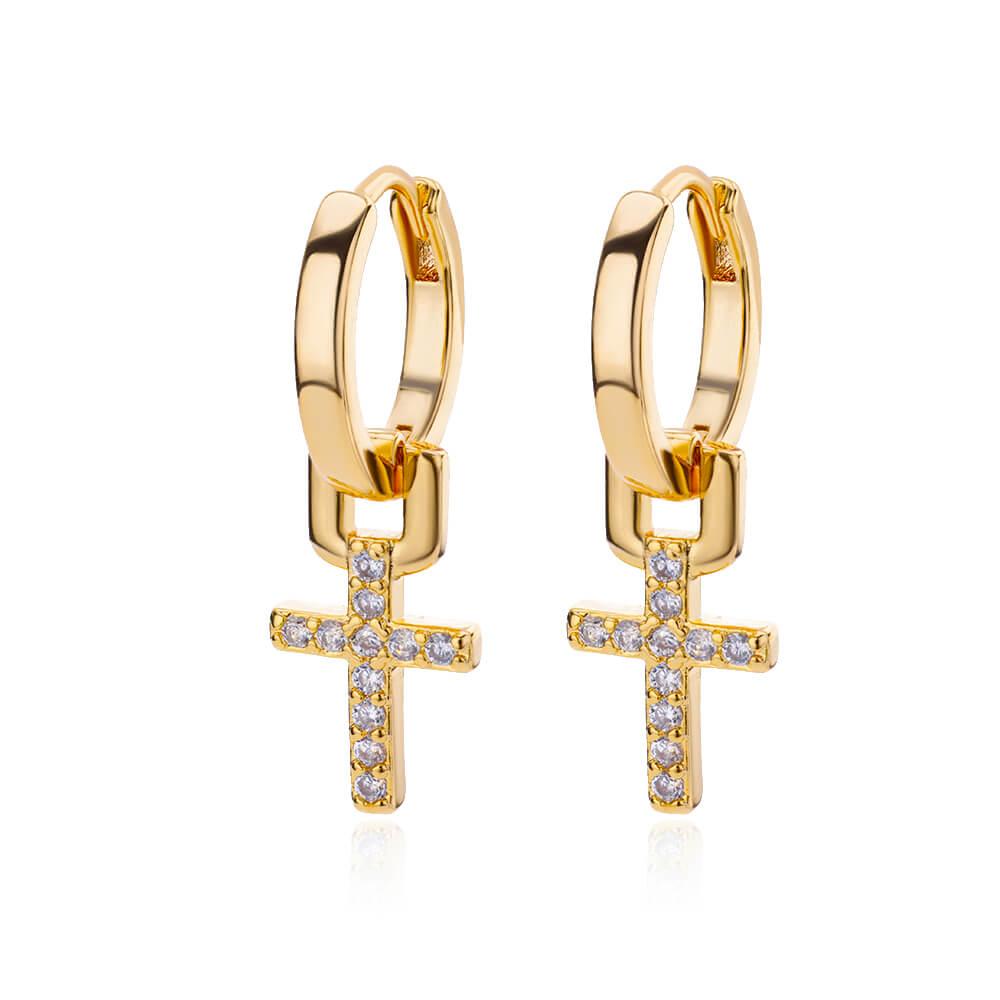 Zoetwater Oceaan Zeester Schelp Hoepel Oorbellen Voor Vrouwen Elegant Roestvrij Staal Goudkleurig Oorbellen Kerstmis sieraden accessoires
