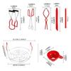 7Pcs/Set Green/Red Canning Kit Anti-scalding Can Tong Kitchen Tools Jam Making Tools  Home