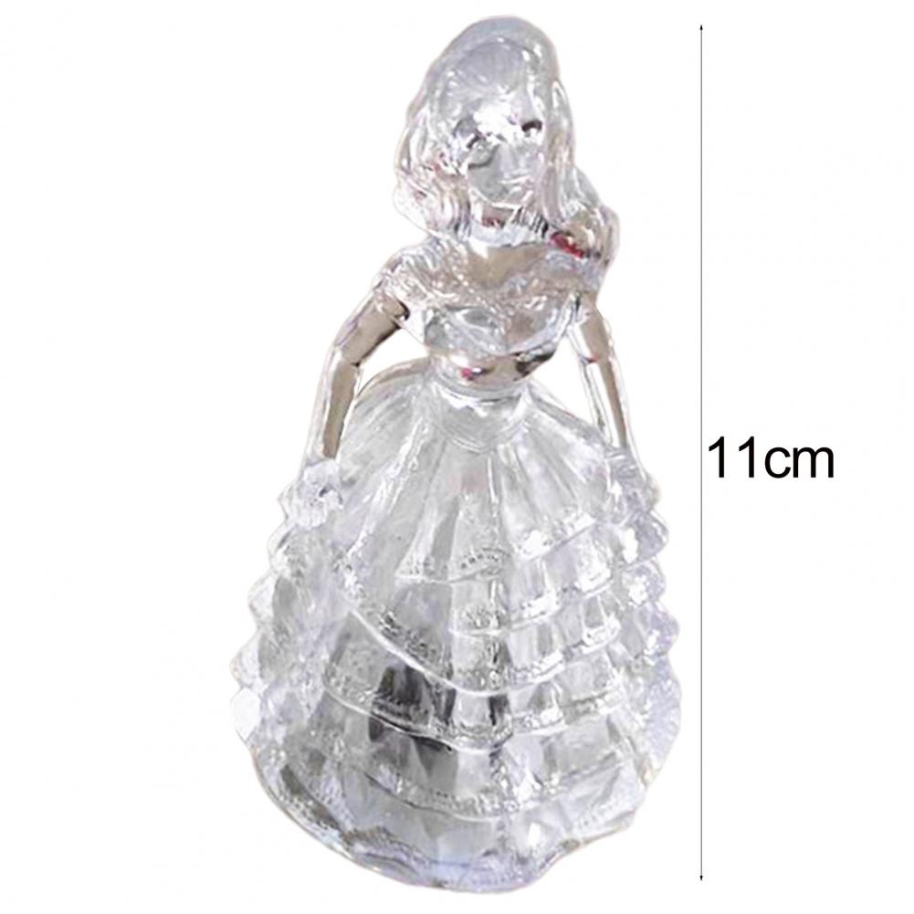 Crystal Princess Light LED Color Changing Christmas Night Lamp Home Table Decor
