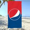 Fashion Art Print P-pepsi C-cola Logo Towel Soft Pool Gift For Travel Gym Shower Camping Quick Dry Sports Large Beach Towel