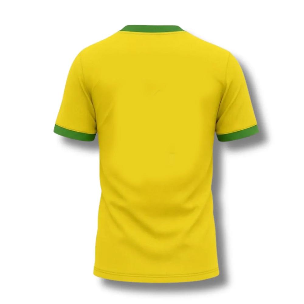 Brazil Soccer Fan TShirt 2026 Fashion Football Shirt Fan Gift Tee Summer O-neck Short Sleeve Mesh Jersey Unisex Loose Sportswear