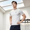 FILA Fitted Running Training Short Sleeve T-Shirt Men tops Starlight-White A11M421121FWT