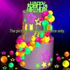Luminous Fluorescent Balloons & Cake Decorations for Cross-Border Birthday Celebrations