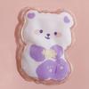 Hot Water Bag Self-heating Portable Reusable Leak-proof Safe Keep Warm Transparent Cartoon Animals Shape Hand Warmer Bottle for Office