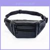Borsello da vita impermeabile alla moda con tasche con cerniera multi-organizzate