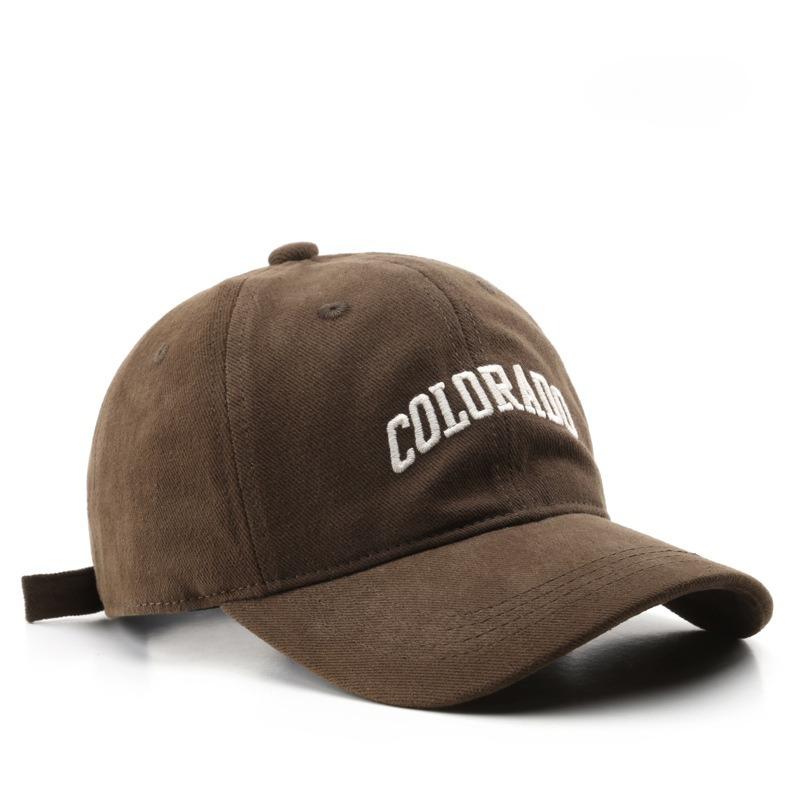 Japanese women's fashion popular retro letter embroidered cap outdoor sports travel shade baseball cap