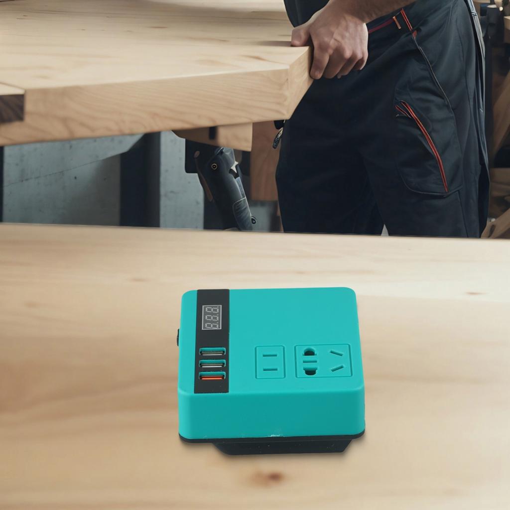 Compact 220V Lithium Battery Inverter with Real Time Current Monitoring