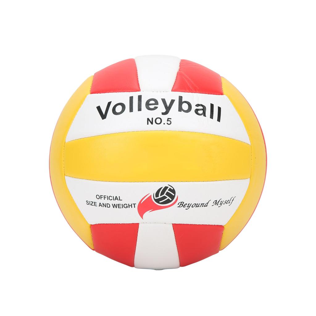 Volleyball Verdicken Weiches Leder für Indoor Outdoor Lehre Training Wettbewerb Strand Rot Offiziell