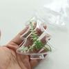 WTEMPO 10PCS Transparent Plastic Christmas Tree Shaped Decorative Boxes Christmas Decorations DIY Christmas Gifts Home Ornaments and Pendants
