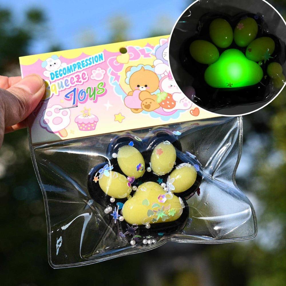 

Міні Cat Paw Glowing Squeeze Toy TPR Decompression Toy Kawaii Stress Relief Toy 09