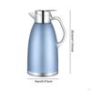 Insulated Beverage Carafes Kettle, Water Jug Pitcher for Home And Kitchen