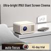 2025 Ultra HD WiFi Projector with 5G Screen Mirroring for Home Theater & Mobile