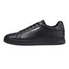 Leather Low Top Stylish Skateboarding Shoes Men's Black (Unisex) Skate Shoes CC724 BLK