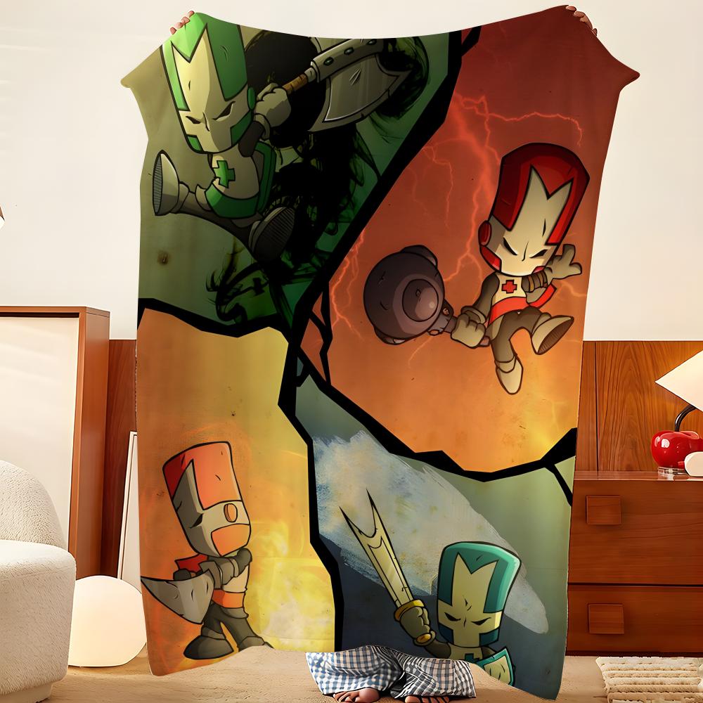 Spiel C-Castle C-Crashers Wurf Flanell Kuscheldecke, Leicht Gemütlich, Strapazierfähig Waschbar süß Cool