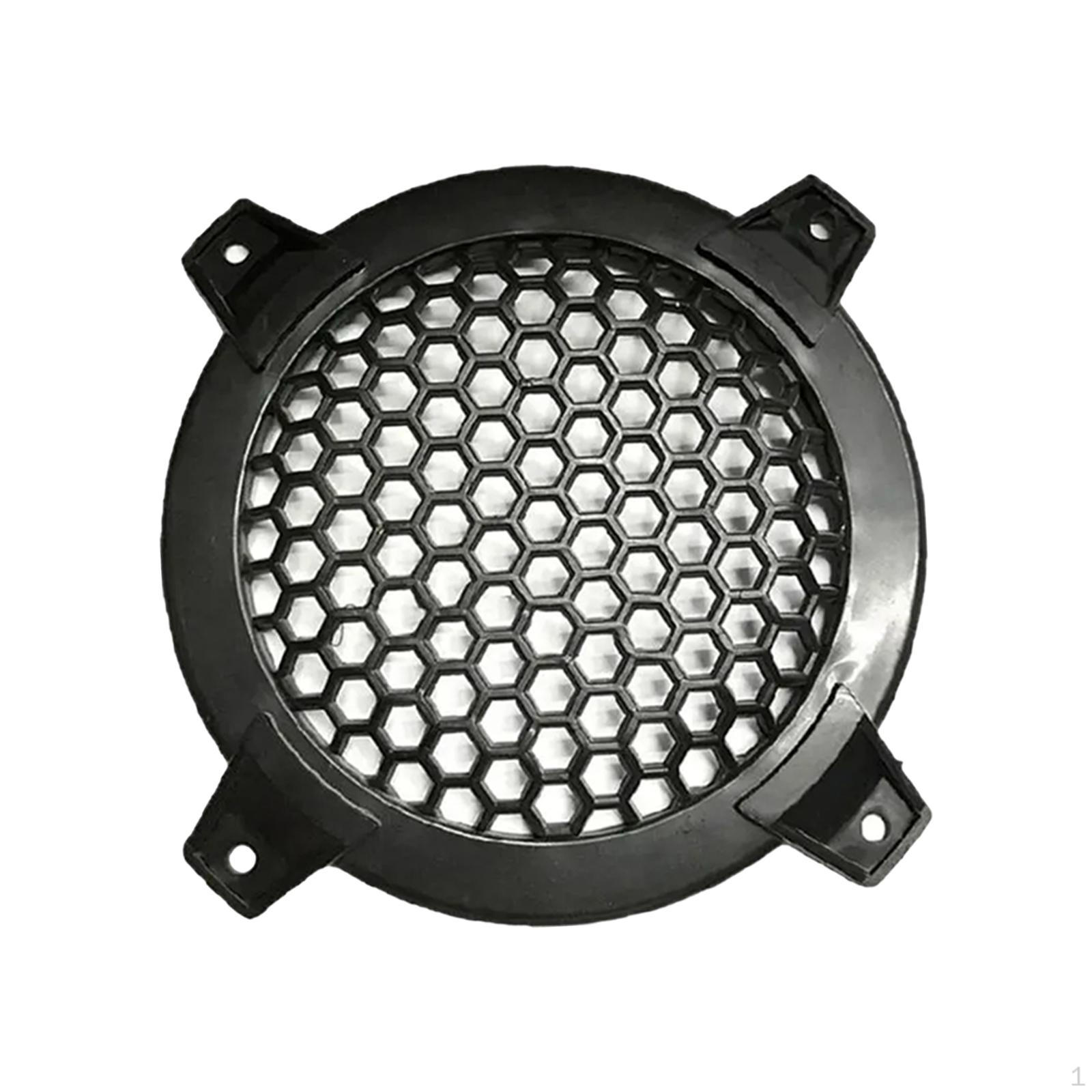 

Решетка автомобильного динамика, простая установка, сетка, черный декоративный низкочастотный динамик 8 Inch