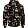 Autumn 3D Skull Pumpkin Printed Hoodies Fashionable Casual Sports Long Sleeved Men's Hooded Sweatshirts