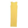 PLEATS PLEASE Yellow PP71-JH116 Polyester Sleeveless Dress Dress 3 yellowUsed
