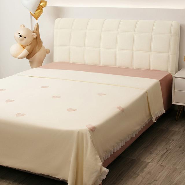 European Style Headboard Cover Headboard For Double Bed Thickened Bedspread Soft Protection Home Decoration Bedroom Bedspread