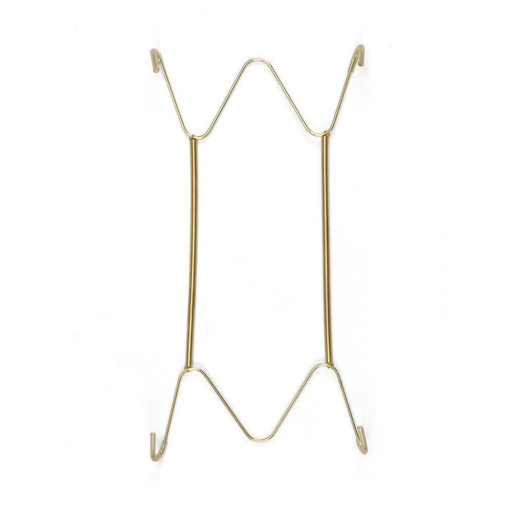 

5 шт. настенные вешалки для посуды 8-дюймовые держатели для тарелок W-типа невидимые пружинные крючки для подвешивания пластин для украшения крыльца дома