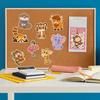 8Pcs Different Animals Theme Selfs Adhesive Vinyls Decals For Electronics Customization Waterproof Scratch Resistant