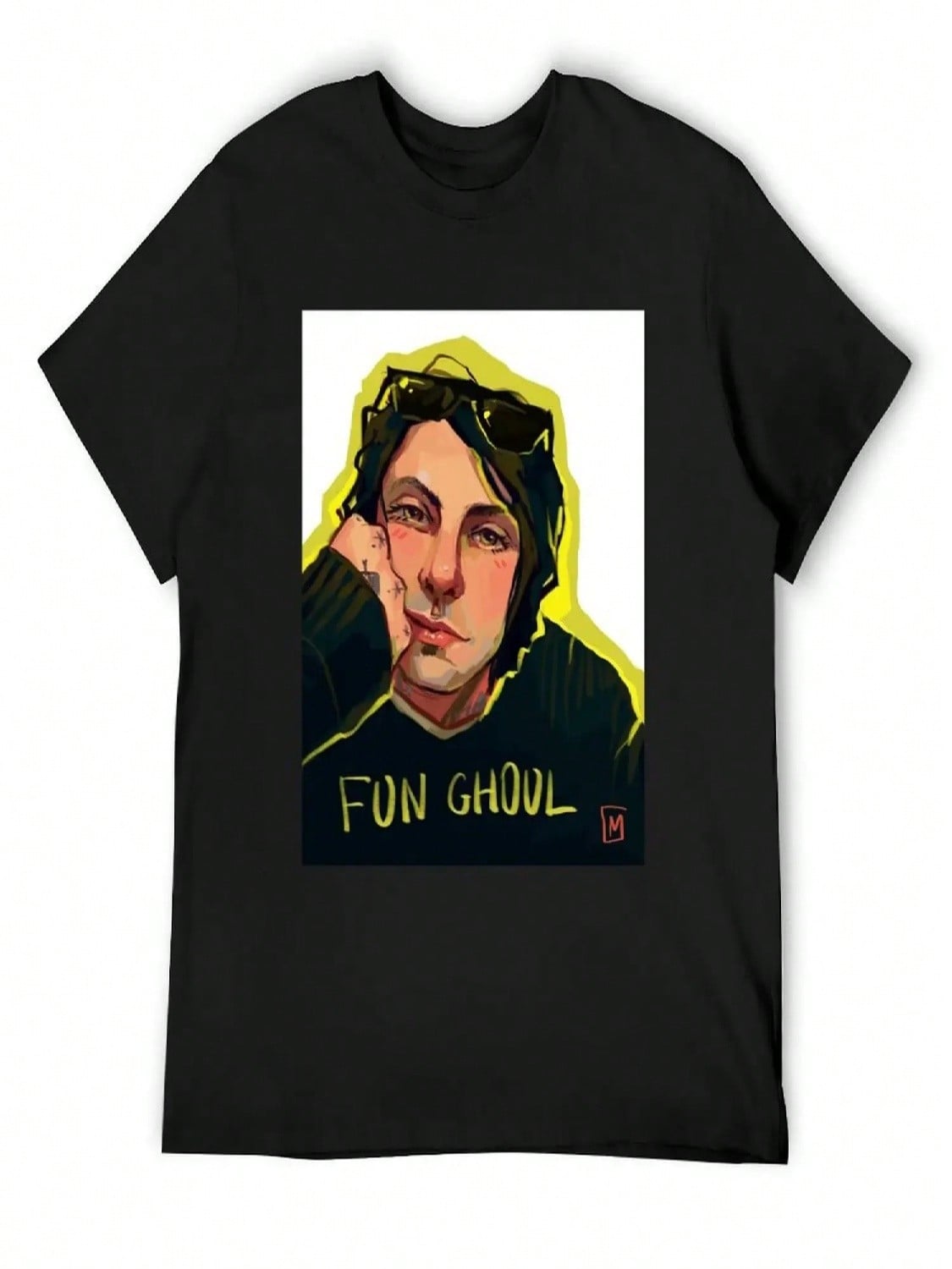 Frank Iero T-Shirt Anime T-Shirt Oversized T Shirt For A Boy Tee Shirts For Men S разноцветный