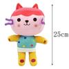 Hot Gabby Dollhouse Plush Toy Mercat Cartoon Stuffed Animals Smiling Cat Car Hug Gaby Girl Dolls Kids Birthday Gifts Cuddly Fluffy Huggable Kawaii
