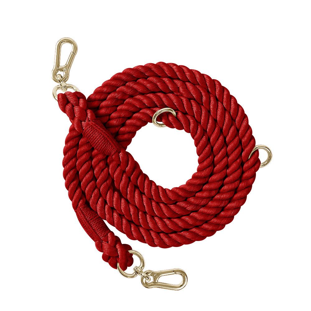 Dog Leash Handmade Braided Rope, 250cm Strong Cotton Rope Dog Leashes Heavy Duty Leash for Small Medium Large Dog Walks Training