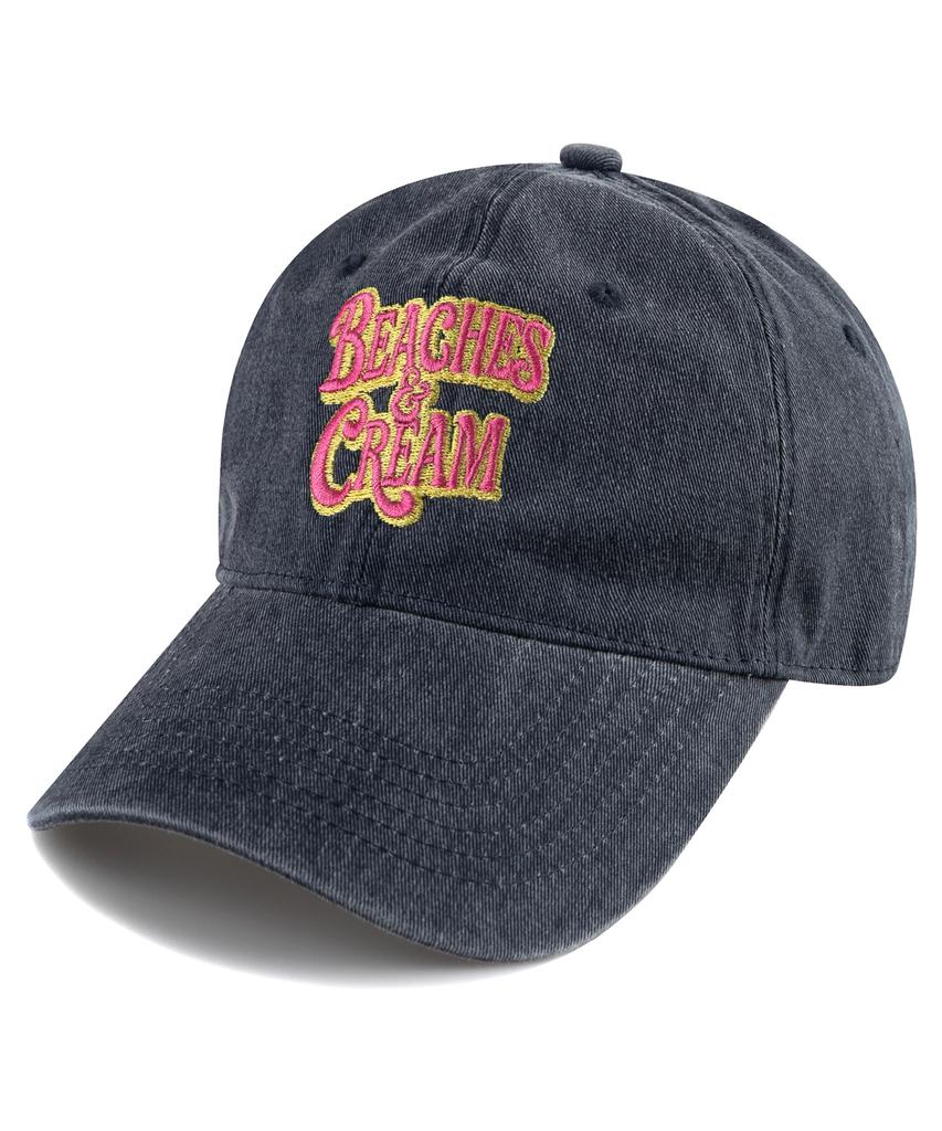 Bichiseuaenkeulim Shadow Pigment Ball Cap-Navy