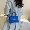 Chic Korean Style Chain Small Square Bag For Fall Trendy Casual Crossbody Handbag