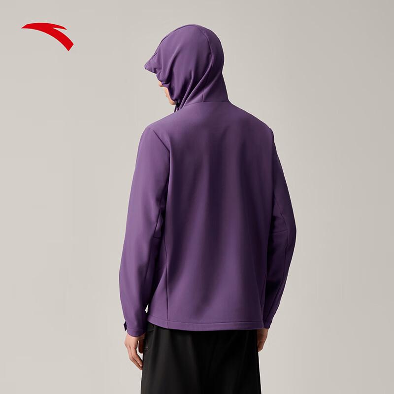 Anta Men s Hooded Water-Repellent Softshell Jacket